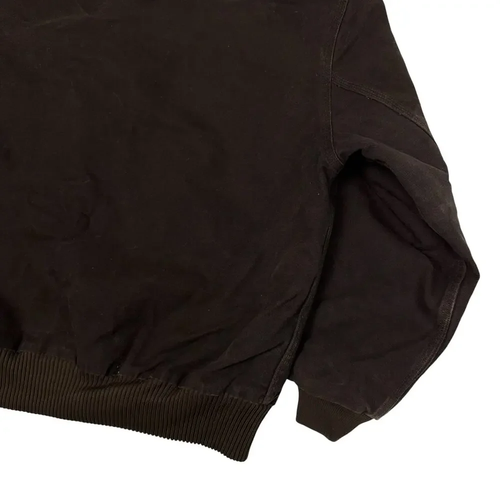 Carhartt J130 DKB brown hooded work wear jacket